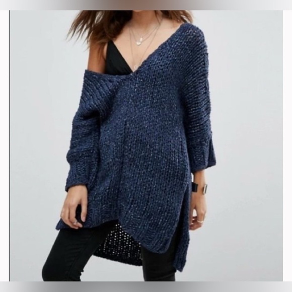 Free People Georgia Chunky Knit Sweater - Picture 1 of 8
